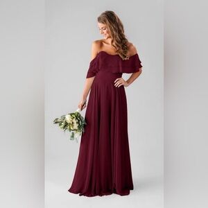 Bordeaux Kennedy Blue Bridesmaid Dress